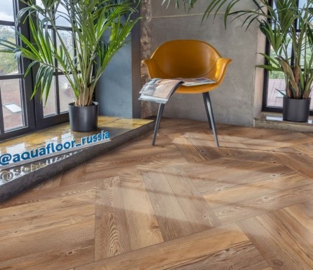 Кварцвиниловый ламинат AquaFloor Parquet Glue AF2509PG 